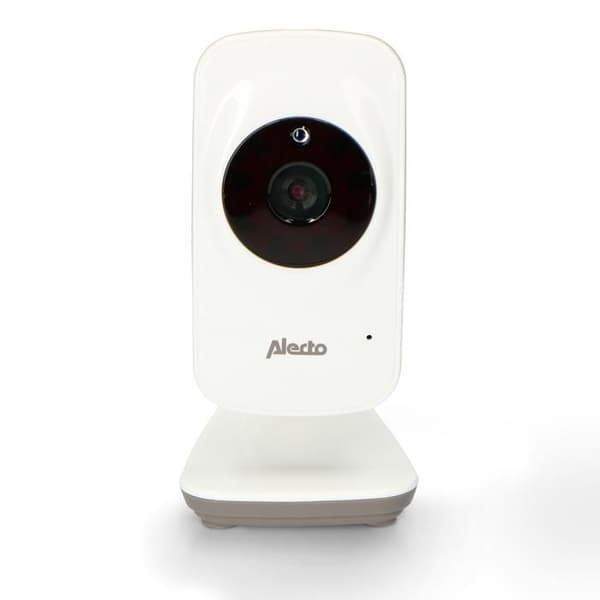 Alecto DVM-71 - Babymonitor med kamera och 2,4" färgskärm, vit/taupe