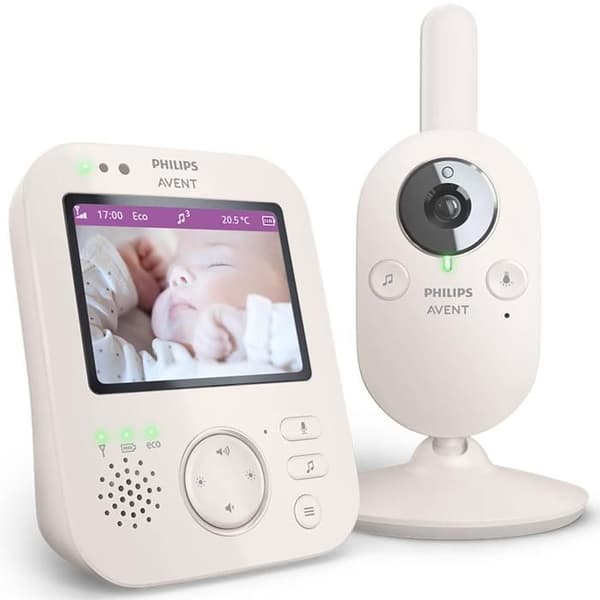 PHILIPS AVENT VIDEO BABYSKÖTARE MED KAMERA 3,5" SCD891/26
