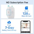 Miniatyrbillede 10 af 11: Smart babyalarm – 3 MP grådderegistrering og digital grænsemeddelelse | 2K UHD |WiFi-kamera med app + tovejslyd