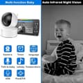 Miniatyrbild 4 av 9: OBOSOE Baby Monitor med Stort 5" Skärm | Tvävägsljud & 2x Zoom