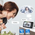 Miniatyrbild 6 av 9: OBOSOE Baby Monitor med Stort 5" Skärm | Tvävägsljud & 2x Zoom
