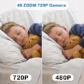 Miniatyrbild 9 av 9: OBOSOE Baby Monitor med Stort 5" Skärm | Tvävägsljud & 2x Zoom
