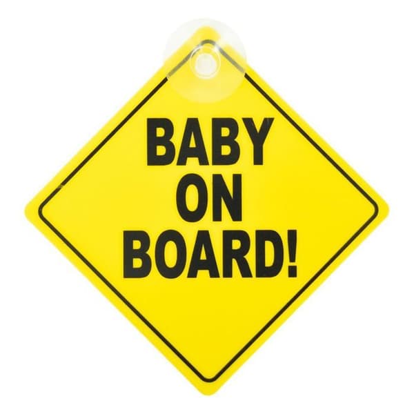 PANNEAU BABY ON BOARD! MED SUGPROPP