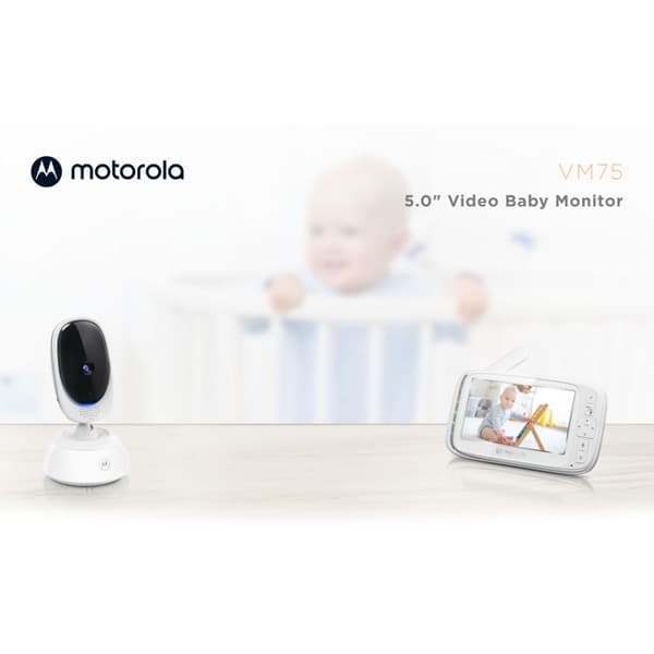 Babyphone Motorola Nursery VM75 - Babyphone med föräldrenhet på 5 tum