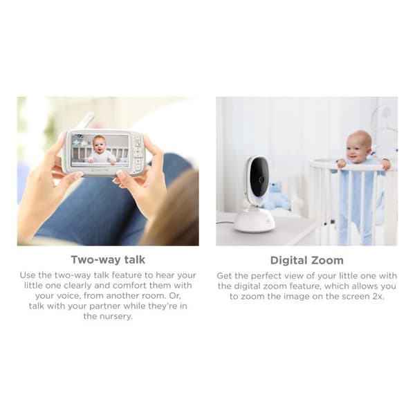 Babyphone Motorola Nursery VM75 - Babyphone med föräldrenhet på 5 tum