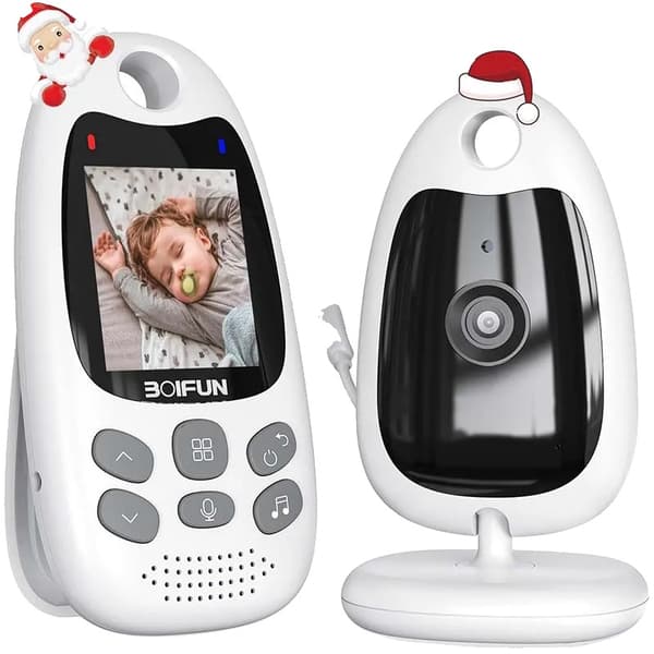 Baby Monitor Kamera, To-Vejs Kommunikation, Nattesyn, Genopladelig