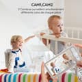 Miniatyrbild 2 av 4: Babymonitor, 2K HD-upplösning, 360° synvinkel, smart spårning