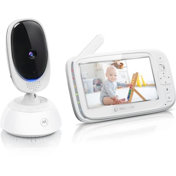 Wi-Fi-videoskærm - MOTOROLA - VM85 - 5 - 300 m - Tilsluttet - Skærm - Infrarød - Hvid