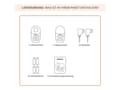 Miniatyrbilde 2 av 5: Gigaset Baby 100 Audio warm grey (S30853-H1225-B101)