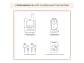Pikkukuva 2 / 5: Gigaset Baby 300 Video cream white/warm grey (S30853-H1226-B101)