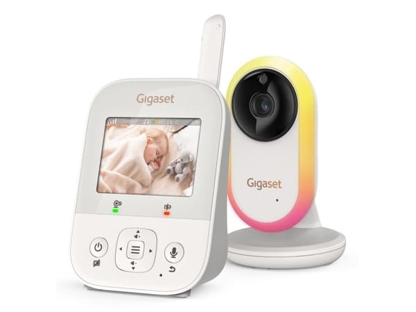 Gigaset Baby 300 Video cream white/warm grey (S30853-H1226-B101) Valkoinen