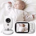 Miniatyrbillede 1 af 5: Lollanda Babyalarm VB603 Baby Monitor Kamera Trådløs Lytning 2,4 GHz LCD Til Børn Med Temperatursensor, Intercom Support