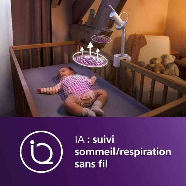 Babyövervakning video - PHILIPS AVENT - Premium ansluten - SCD971/26