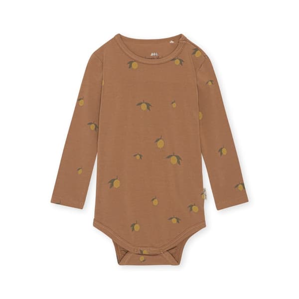 Body Lemon Brown 9 måneder - Konges Sløjd