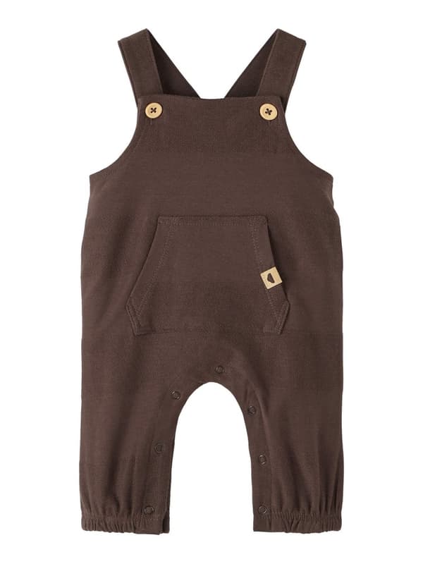 Name it Babyoverall med Hängsel, Brun Storlek 80