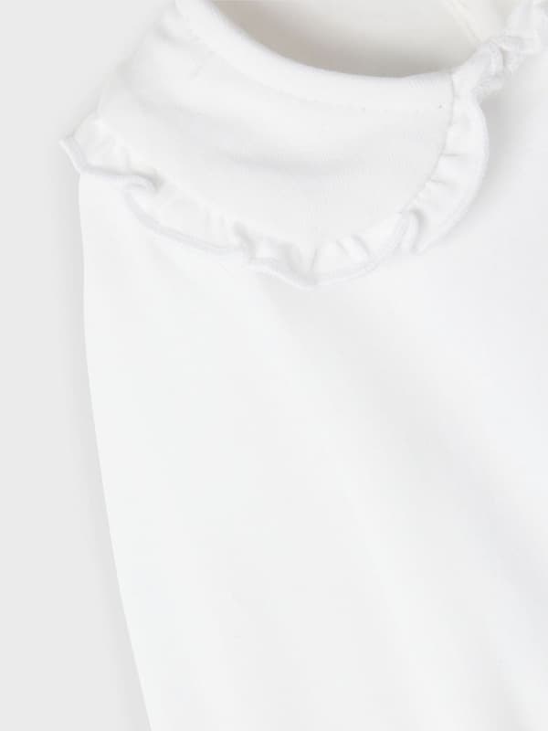 Name it Baby Body med Spets, Vit, Storlek 80