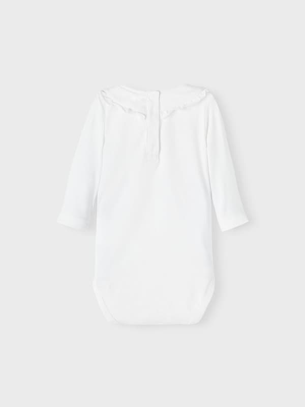Name it Baby Body med Spets, Vit, Storlek 80