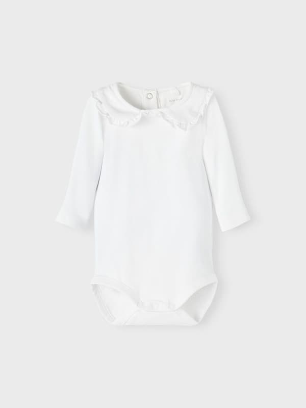 Name it Baby Body med Spets, Vit, Storlek 80