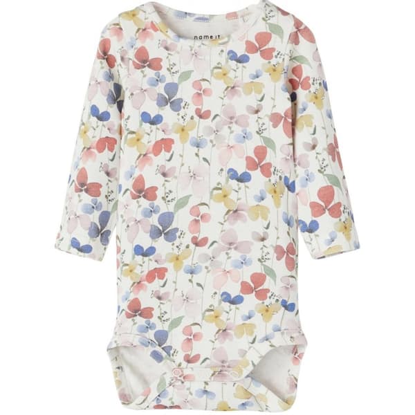 Name It Mini Body Blommor, Storlek 50