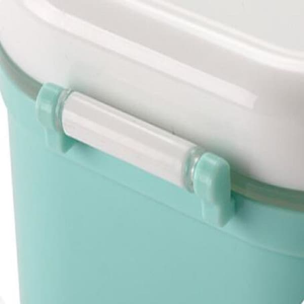 Baby Portable Milk Powder Box Food Container Storage Feeding Box Children Food PP Box, Size:Small12.5 × 9.5 × 9.5cm(Green)