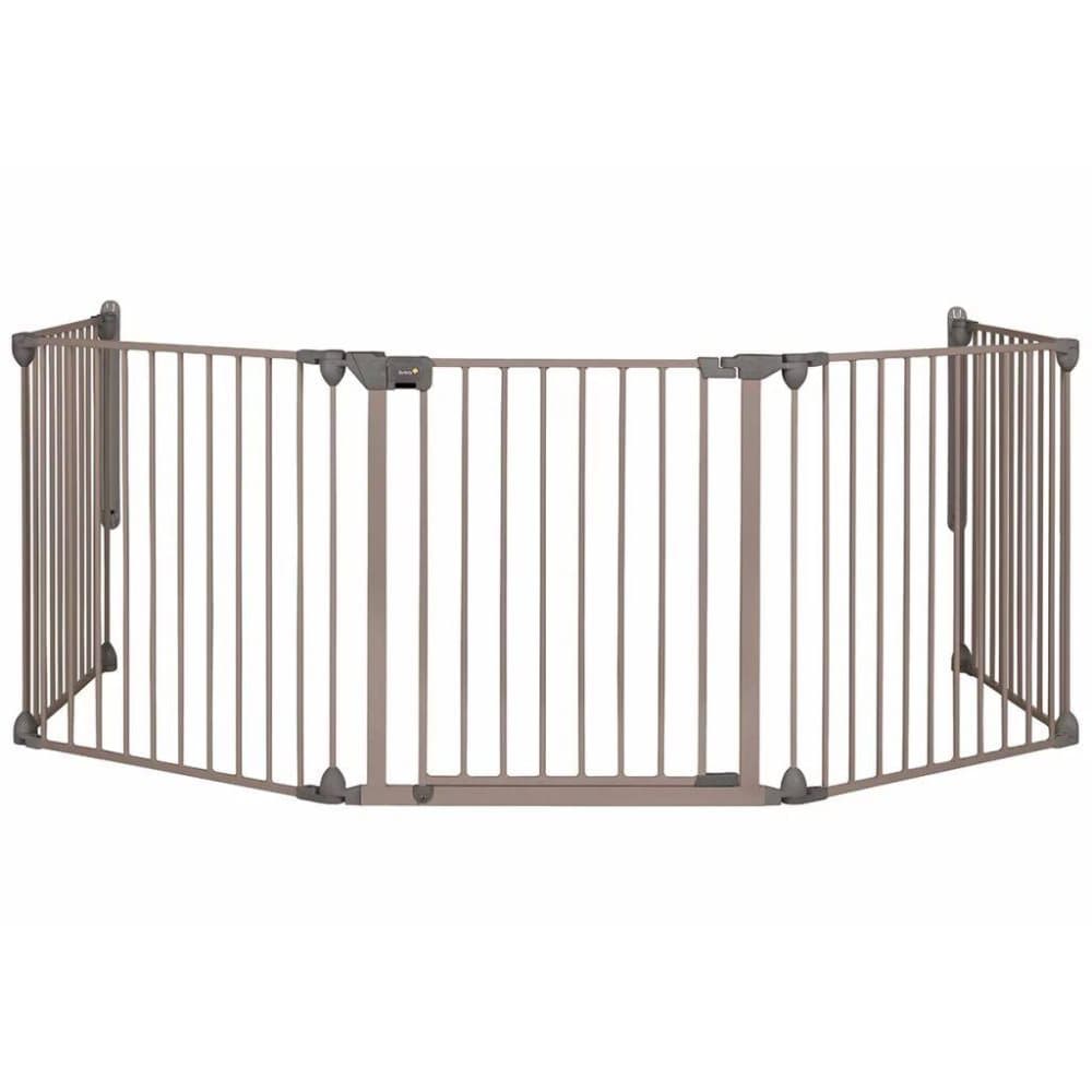 Safety 1st Sikkerhetsgrind Modular 5 5 paneler grå 82-358 cm 24966580