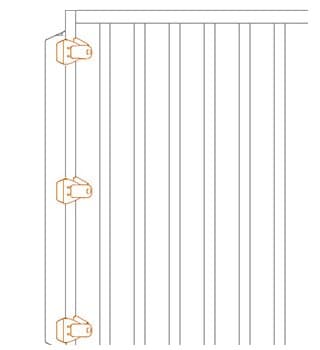 Feste for grinddel, Kiddy Guard Avant/Accent Sort, Lascal