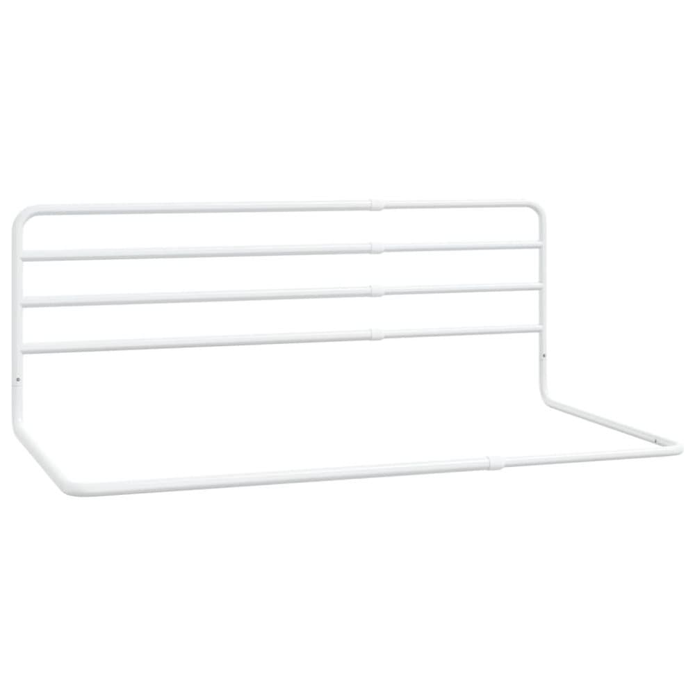 vidaXL Sängskena för barn vit (76-137)x55 cm tyg