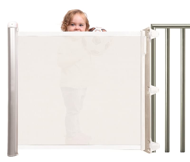 Rullgardinsgrind Lascal Kiddy Guard Accent 100 cm, vit