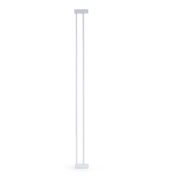 Trappgrind 83-96cm - justerbar 120cm hög - vit metall