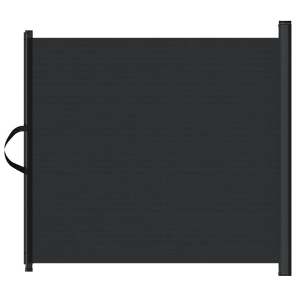 vidaXL Uttrekkbar kjæledyrport svart 82,5x125 cm