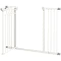 Miniatyrbild 7 av 9: Rootz Dog Gate - Trappport - Automatisk stängning - Enhandsmanövrering - Säkerhetsport - Rund dubbelhäftande tejp - Stål-PA - Vit - 100cm x 4cm x 76cm