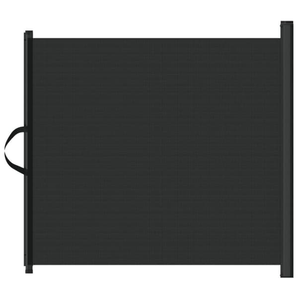 Infällbar husdjursgrind svart 117,5x125 cm