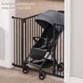 Miniatyrbild 8 av 9: Rootz Safety Door Gate - Barnport - Baby Gate - Justerbar metallram - Enkel installation - 75-87cm x 76cm x 2,5cm