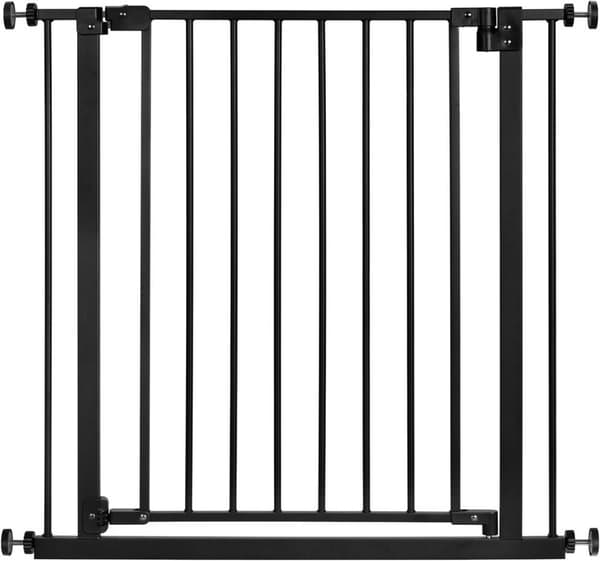 Rootz Safety Door Gate - Barnport - Baby Gate - Justerbar metallram - Enkel installation - 75-87cm x 76cm x 2,5cm