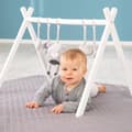 Miniatyrbild 3 av 6: Trälekset för Baby Montesori Babygym - Vit - ROBA - Universal - Blandat