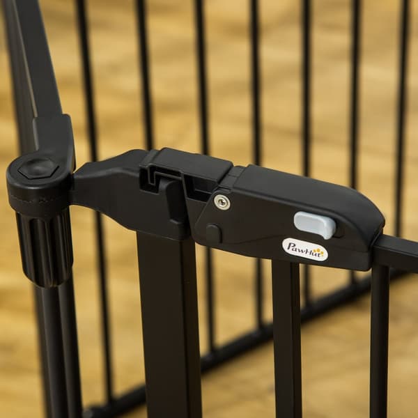 Rootz Safety Gate - Spisskydd - Dogport - Vikbar, flexibel, ingen borrning - 362,5 cm x 76 cm