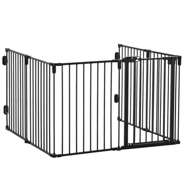Rootz Safety Gate - Spisskydd - Dogport - Vikbar, flexibel, ingen borrning - 362,5 cm x 76 cm