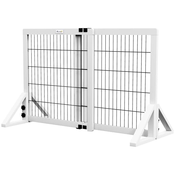 Rootz Dog Guard - Pet Barrier - Safety Gate - Maksimal sikkerhed - 63-106L X 44W X 67H CM