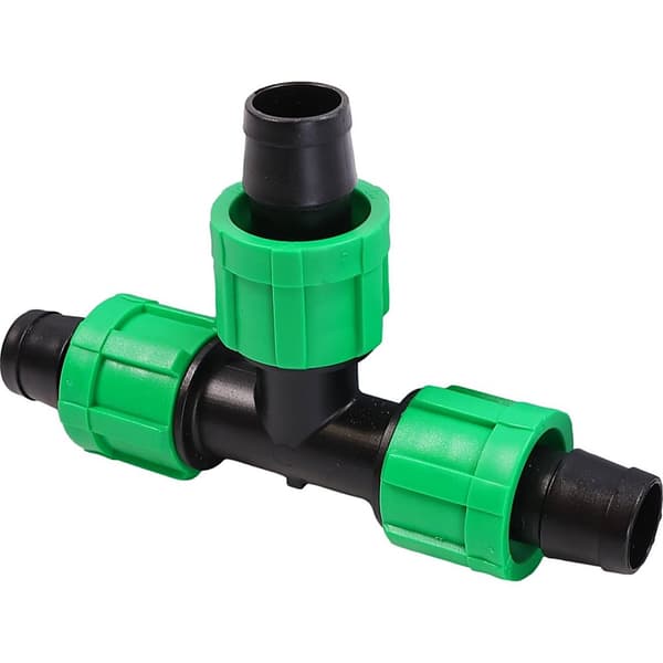 10x T-kappale 17mm tippukasteluletku kasteluun Kastelun teippiliitin pala