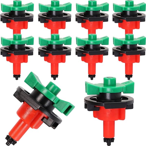 Minisprinkler för droppledningar för bevattning 80l/h 360° mikrodroppare 10x