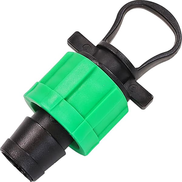 Päätepistoke päätykappaleen liitäntä 16mm tippaletkulle kasteluun 10kpl