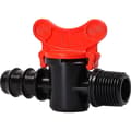 Miniatyrbillede 2 af 2: Kugleventil 16mm 1/2" udvendigt gevind stophane stikforbindelse drypslange 10x
