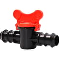 Miniatyrbillede 2 af 2: Kugleventil 20mm stophane stikforbindelse til drypslangevanding 10x