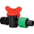 Miniatyrbillede 2 af 2: Afspærringsventil Kugleventil Drypslange 1/2" til drypslanger til vanding X10