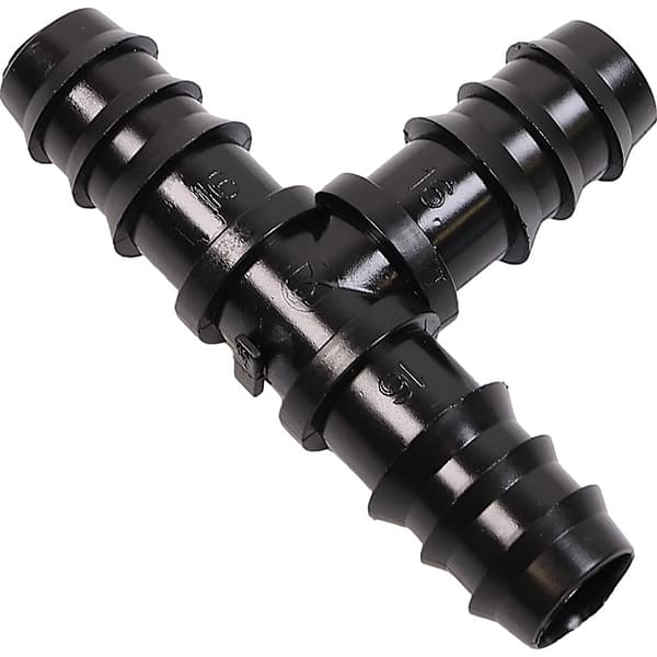 T-kappale tippaletkua varten Munitusputki Vesiputki 16 mm, kasteluun x10