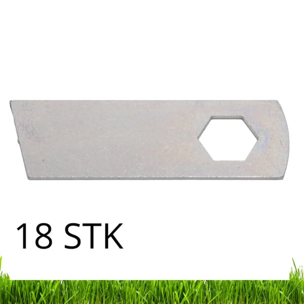 15 VIERTILUX 9,3 cm knive 1 stk. vertikalskærerblad V 32 EL MTD V 34, 742-0825A