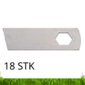 Miniatyrbilde 1 av 2: 15 VIERTILUX 9,3 cm kniver 1 stk. vertikalskjærerblad V 32 EL MTD V 34, 742-0825A