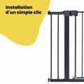 Miniatyrbillede 3 af 6: Forlænger til barrierer U-PRESSURE metal 14 CM metal Sort