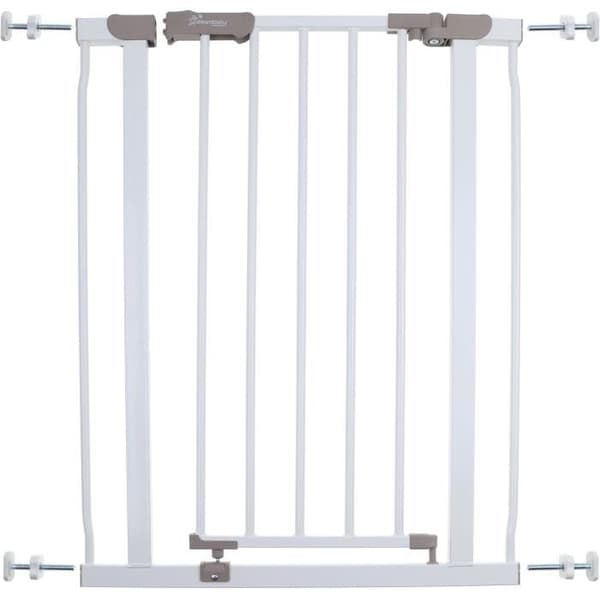 Säkerhetsstängsel - DREAMBABY - AVA - Tryckmontering - 61-68 x 76 cm - Dubbellåsning - Vit