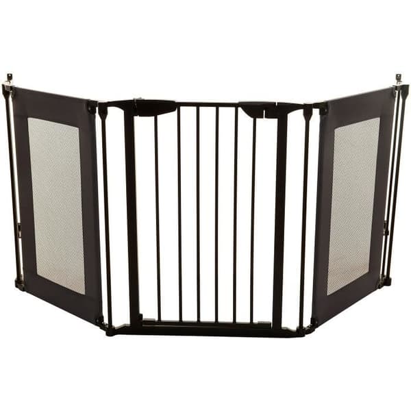 Turvaportti - DREAMBABY - DENVER - 3-paneelia - 85,5-200 x 74 cm - Kaksisuuntainen - Musta